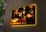 Wallity Lienzo Decorativo Iluminado con LEDs Multicolor 45x70 cm